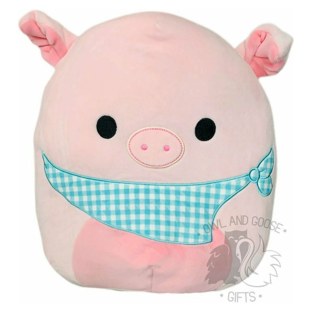 Squishmallow 12 Inch Peter The Pig With Bandana Plush Toy