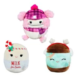 Squishmallow 5 Inch Christmas 3 Pack - Brina, Arlene, Revna