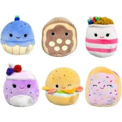 Squishmallow 5 Inch Breakfast Squad Squad Set Of 6 - Jova, Danilo, Zosia, Vie, Geronimo, Fresa